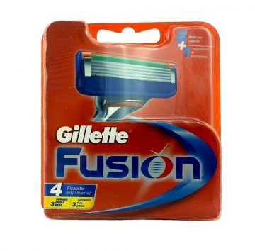 GILLETTE FUSION (4 PCS)