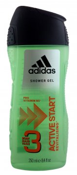 ADIDAS ГЕЛЬ ДЛЯ ДУША ACTIVE START 3IN1 MEN (250 МЛ)