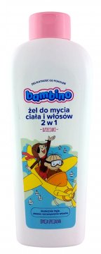 Bambino żel do mycia ciała i włosów 2w1-Dzieciaki (400ml) Ean: 5900017056586