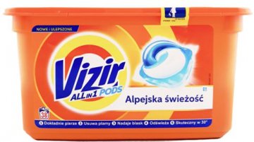 Vizir Go Pods Alpine Fresh Kapsułki piorące (38szt) EAN:8001090310156